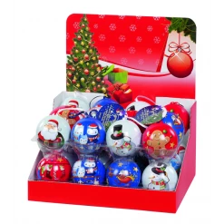 24 Boules De Noël Garnies De Pièces En Chocolat 864 G Hamlet