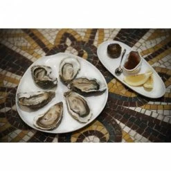 Peugeot boutique -Peugeot boutique assiette a huitres blanche 26 x 24 cm impulse revol 1