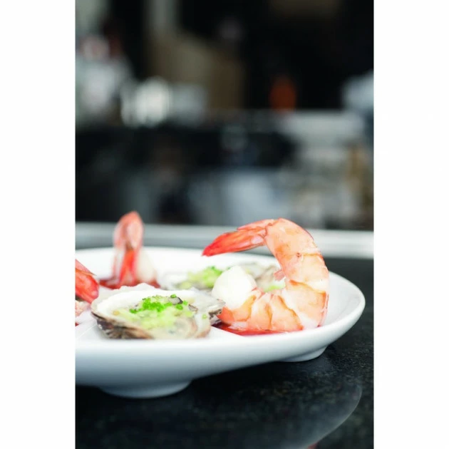 Assiette à Huîtres Blanche 26 X 24 Cm Impulse Revol 5 Assiette à Huîtres Blanche 26 X 24 Cm Impulse Revol – Image 3