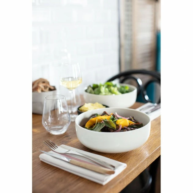 Bol à Salade En Porcelaine Ivoire 1,5 L Adélie Revol 6 Bol à Salade En Porcelaine Ivoire 1,5 L Adélie Revol – Image 4