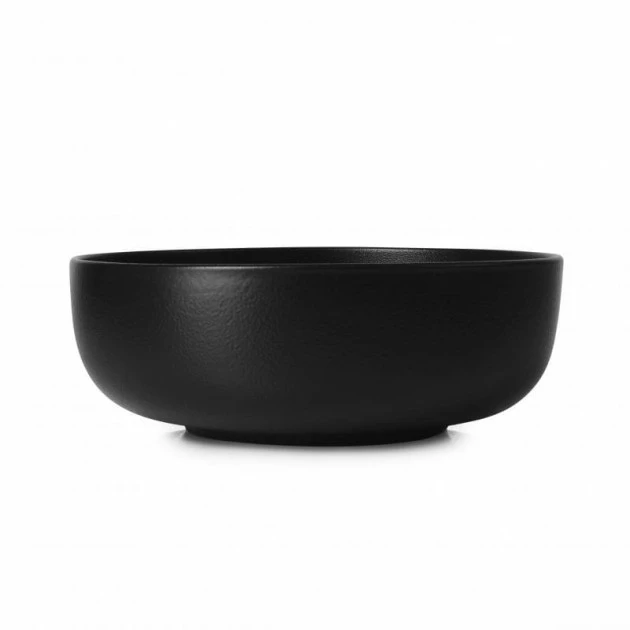Bol à Salade En Porcelaine Noir 1,5 L Adélie Revol 5 Bol à Salade En Porcelaine Noir 1,5 L Adélie Revol – Image 3