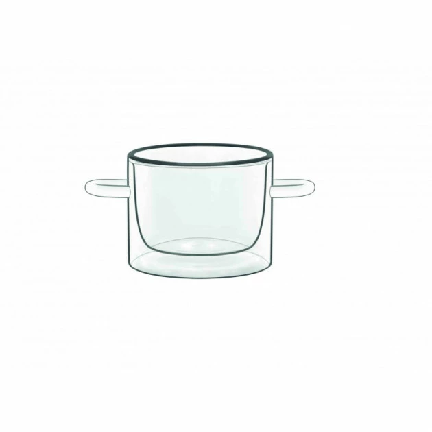 Casserole En Verre Double Paroi 12 Cl (x2) Luigi Bormioli THERMIC GLASS 3 Casserole En Verre Double Paroi 12 Cl (x2) Luigi Bormioli THERMIC GLASS