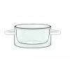 Casserole En Verre Double Paroi 27 Cl (x2) Luigi Bormioli THERMIC GLASS -Peugeot boutique casserole en verre double paroi 27 cl x2 luigi bormioli thermic glass
