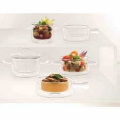 Casserole En Verre Double Paroi 27 Cl (x2) Luigi Bormioli THERMIC GLASS -Peugeot boutique casserole en verre double paroi 27 cl x2 luigi bormioli thermic glass 3