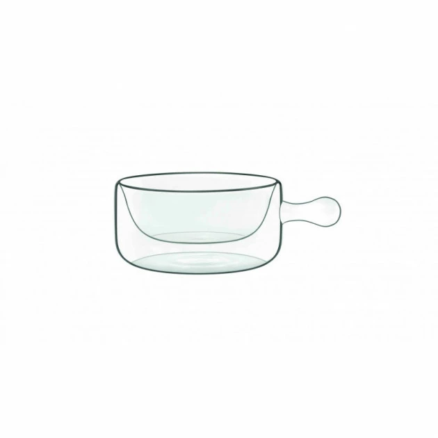 Casserole Verre Double Paroi 16 Cl (x2) Luigi Bormioli THERMIC GLASS 3 Casserole Verre Double Paroi 16 Cl (x2) Luigi Bormioli THERMIC GLASS