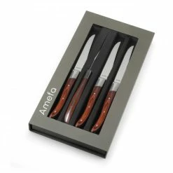 Coffret 4 Couteaux Steak Royal Steak Bois 22,5 Cm Amefa -Peugeot boutique coffret 4 couteaux steak royal steak bois 225 cm amefa 2