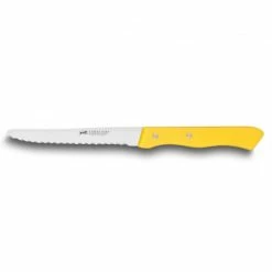Couteau De Table Cranté 10,5 Cm Sabatier Jaune
