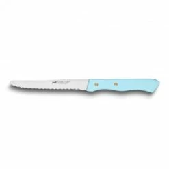 Couteau De Table Cranté 10,5 Cm Sabatier Turquoise