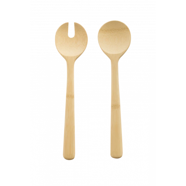 Couverts à Salade En Bambou 27 Cm Pebbly 3 Couverts à Salade En Bambou 27 Cm Pebbly