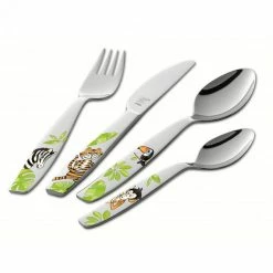 Couverts Enfant Inox Jungle 4 Pièces Zwilling