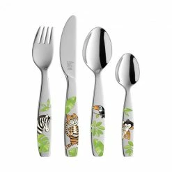 Couverts Enfant Inox Jungle 4 Pièces Zwilling -Peugeot boutique couverts enfant inox jungle 4 pieces zwilling 4