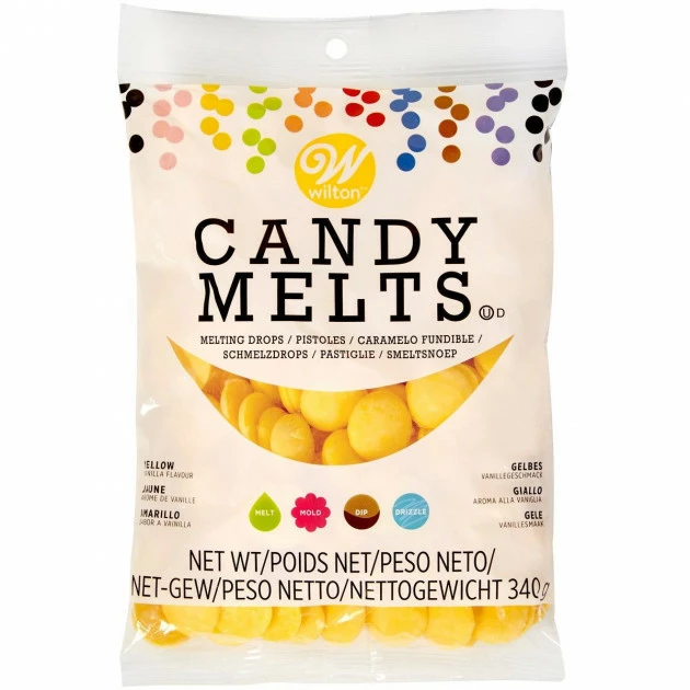 DLUO Dépassée Candy Melts Jaune 340 G Wilton 3 DLUO Dépassée Candy Melts Jaune 340 G Wilton