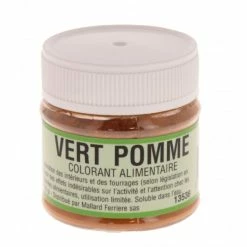 MALLARD FERRIERE DLUO Dépassée Colorant Alimentaire Vert Pomme E102/E131/E129 Poudre Hydrosoluble 20g