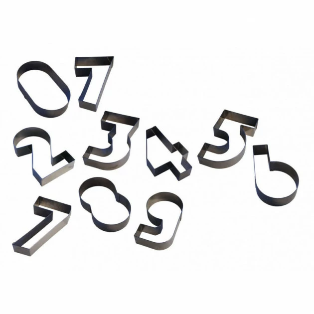 FIN DE SERIE Chiffre Inox 0 Moule-Découpoir 100 Mm Gobel 4 FIN DE SERIE Chiffre Inox 0 Moule-Découpoir 100 Mm Gobel – Image 2