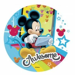 FLORENSUC FIN DE SERIE Disque Azyme Mickey Smartphone 21 Cm