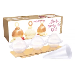 FIN DE SERIE Kit Bûche Boules De Noël ScrapCooking