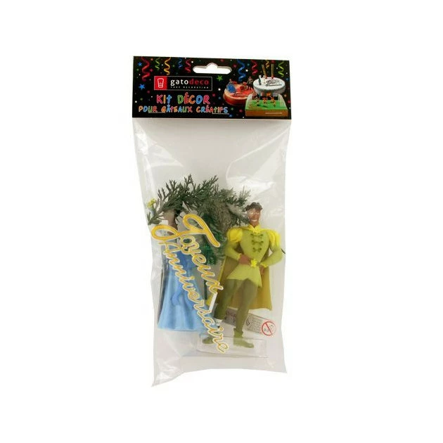 GATODECO FIN DE SERIE Kit Décor Gâteau La Princesse Et La Grenouille (5 Pièces) 4 GATODECO FIN DE SERIE Kit Décor Gâteau La Princesse Et La Grenouille (5 Pièces) – Image 2