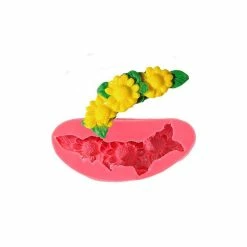 SCRAPCOOKING FIN DE SERIE Moule Silicone ''Frise Tournesol'' Pour Pâte à Sucre