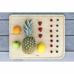 FIN DE SERIE Planche à Découper Bois Avec Rigole 50 X 40 Cm Pebbly -Peugeot boutique fin de serie planche a decouper bois avec rigole 50 x 40 cm pebbly 1