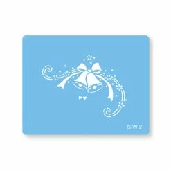 JEM FIN DE SERIE Pochoir Cloches Et Coeurs