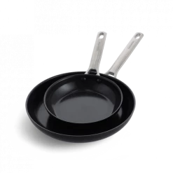 FIN DE SERIE Set De 2 Poêles Céramique Ø 20 Et 28 Cm Padova GreenPan