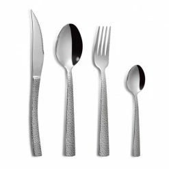 Ménagère 24 Pièces Cheese (martelé) Inox 18% 3 Mm Comas