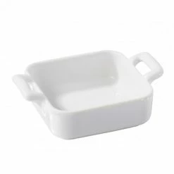 Mini Ramequin Carré Blanc 7x7 Cm Belle Cuisine Revol