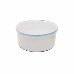 DIGOIN - SARREGUEMINES Ramequin 10 Cm Porcelaine Blanche Granitée