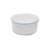DIGOIN - SARREGUEMINES Ramequin 8,5 Cm Porcelaine Blanche Granitée