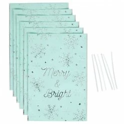 Wilton Sachet Confiserie Noël Merry & Bright 16x24 Cm (x6)