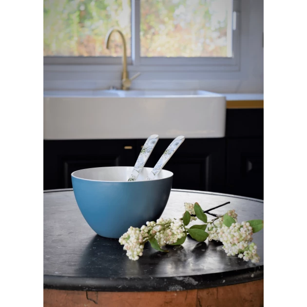 ZAK DESIGNS Saladier Mélamine Bleu Et Blanc 22 Cm DUO – Zak! Designs 4 ZAK DESIGNS Saladier Mélamine Bleu Et Blanc 22 Cm DUO – Zak! Designs – Image 2