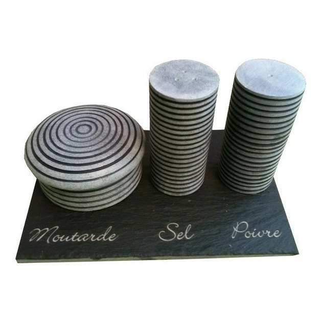 Service Sel, Poivre, Moutarde, Pierres Hautes, Par LeBrun 3 Service Sel, Poivre, Moutarde, Pierres Hautes, Par LeBrun