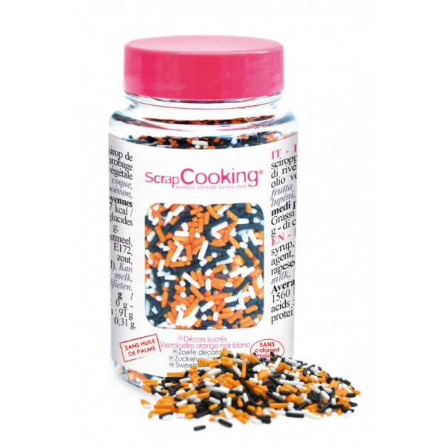 Vermicelles Halloween 80 G Scrapcooking 3 Vermicelles Halloween 80 G Scrapcooking